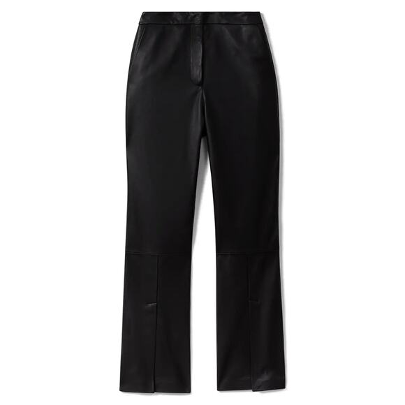 REISS x McLaren F1 Team Lottie Slit Front Leather Pants - Picture 8 of 16
